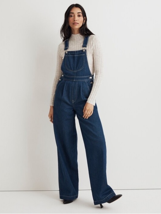 Madewell Denim - NWT Madewell Superwide-Leg Denim Overalls Warham Wash 6